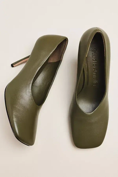 Studio Amelia Sierra 90 Heels In Green