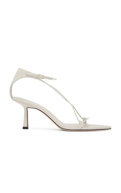 Studio Amelia Viti Leather Sandals In Off-white