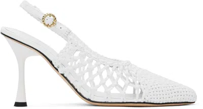 Studio Amelia White Nexus 90 Heels In Wht