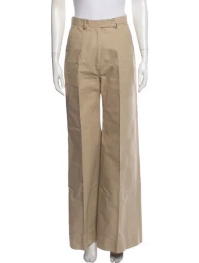Pre-owned Studio Amelia Wide Leg Pants In Neutral