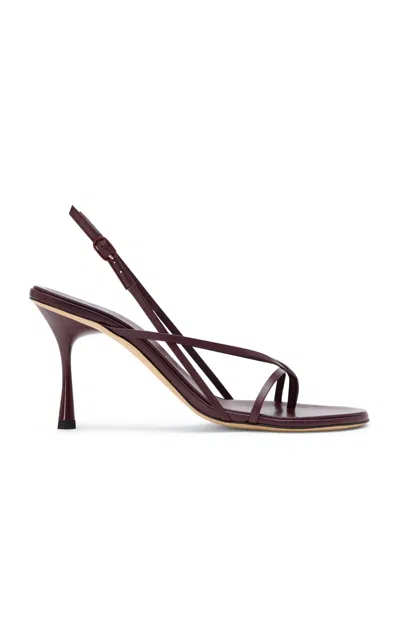 Studio Amelia Wishbone 90 Heel In Burgundy