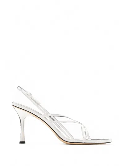 Studio Amelia Wishbone Strappy Sandals In Pattern