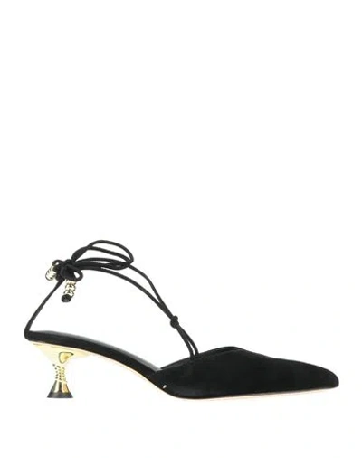 Studio Amelia Woman Pumps Black Size 8 Leather
