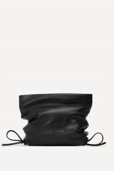 Studio Amelia Women's Ruched Clutch In Black