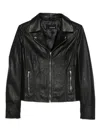 Studio Ar Kendall Leather Jacket In Black