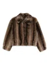 Studio Ar Lucy Coat In Brown