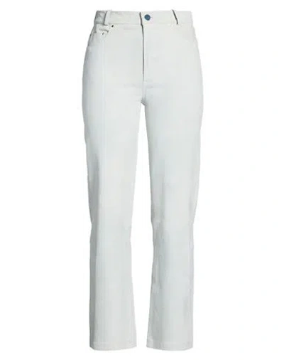 Studio Ar Woman Pants Light Green Size 8 Lambskin In Neutral