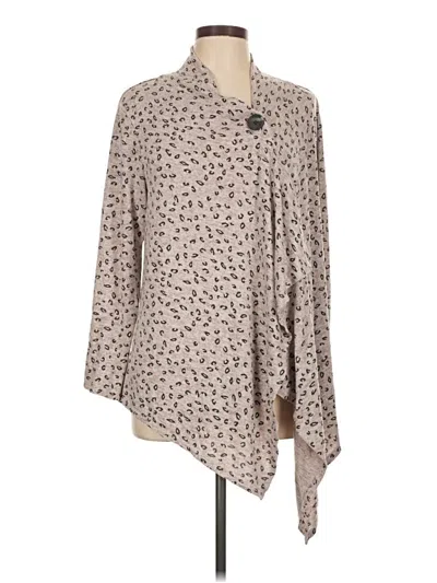 Pre-owned Studio B By Bobeau Kimono In Brown