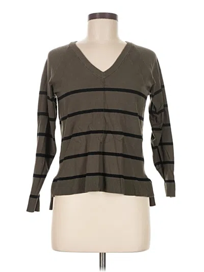 Pre-owned Studio B By Bobeau Pullover Sweater In Gray