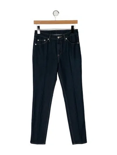 Pre-owned Studio B3 Mid-rise Skinny Leg Jeans In Blue