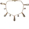 Studio Baloge Women's Brown / Gold Cascade Bracelet – Champagne In Multi