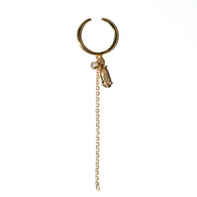 Studio Baloge Women's Gold / Brown Cascade Ring – Champagne. In Multi