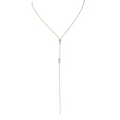 Studio Baloge Women's Gold Nalya Lariat Necklace