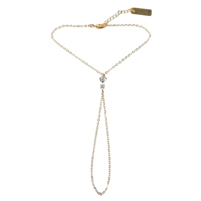 Studio Baloge Women's Gold Nalya V-line Hand Harness