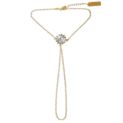 Studio Baloge Women's Gold Noma V-line Hand Harness