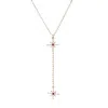Studio Baloge Women's Gold / Orange Maelis Drop Necklace In Multi