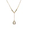 Studio Baloge Women's Gold Suspendue Goutte Drop Necklace In Gold