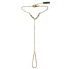 Studio Baloge Women's Gold Suspendue Hand Harness In Gold