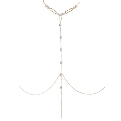 Studio Baloge Women's Gold Vanta Body Chain