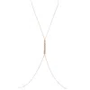 Studio Baloge Women's Gold / White Axis Body Chain In Metallic