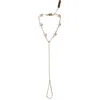 Studio Baloge Women's Gold / White Lyra Hand Harness In Multi