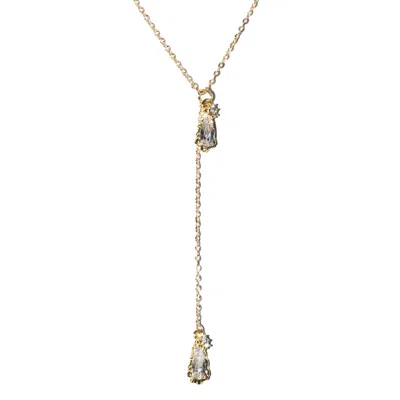 Studio Baloge Women's Gold Ysra Drop Necklace