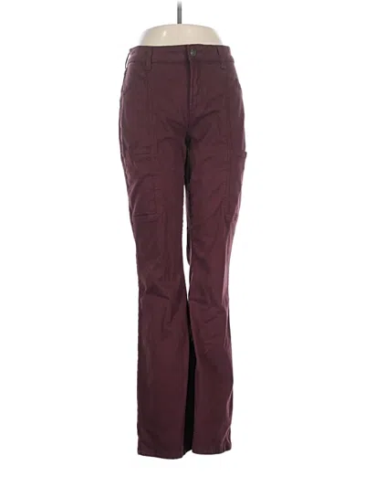 Pre-owned Studio Blue Casual Pants In Burgundy