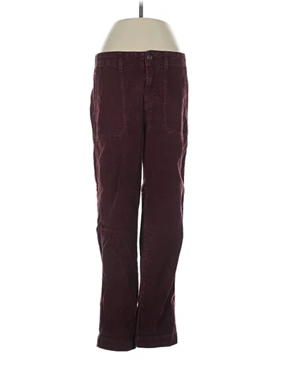 Pre-owned Studio Blue Casual Pants In Burgundy