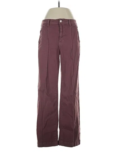 Pre-owned Studio Blue Casual Pants In Burgundy