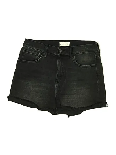 Pre-owned Studio Blue Denim Shorts In Black