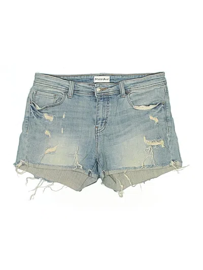 Pre-owned Studio Blue Denim Shorts In Blue