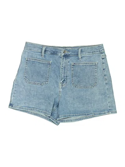 Pre-owned Studio Blue Denim Shorts In Blue