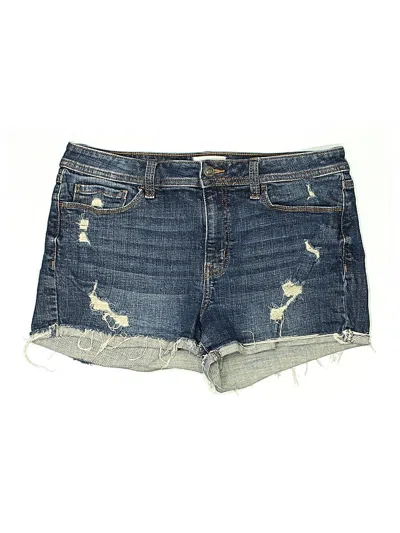 Pre-owned Studio Blue Denim Shorts In Blue