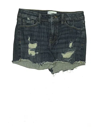 Pre-owned Studio Blue Denim Shorts In Blue