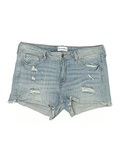 Pre-owned Studio Blue Denim Shorts In Blue
