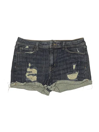 Pre-owned Studio Blue Denim Shorts In Blue