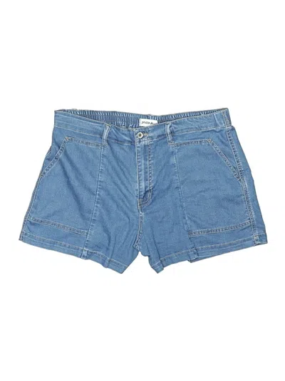 Pre-owned Studio Blue Denim Shorts In Blue