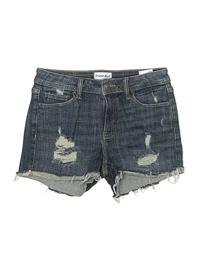 Pre-owned Studio Blue Denim Shorts In Blue