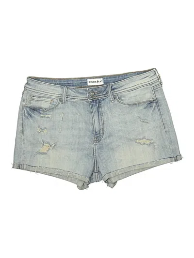 Pre-owned Studio Blue Denim Shorts In Blue