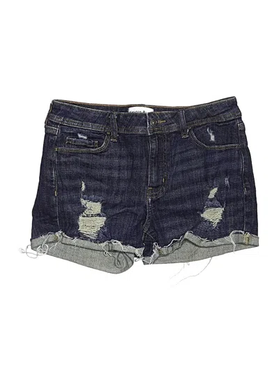 Pre-owned Studio Blue Denim Shorts In Blue