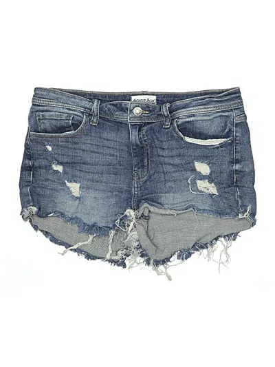 Pre-owned Studio Blue Denim Shorts In Blue