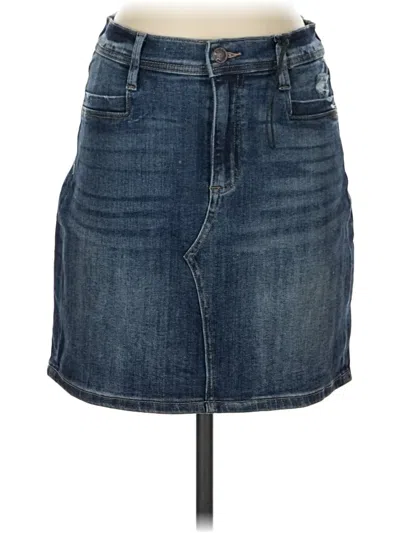 Pre-owned Studio Blue Denim Skirt In Blue