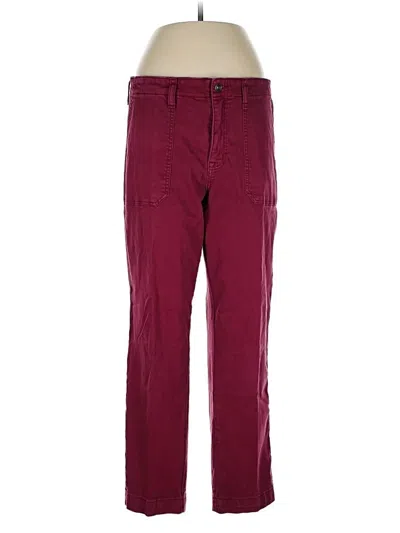 Pre-owned Studio Blue Jeans In Burgundy