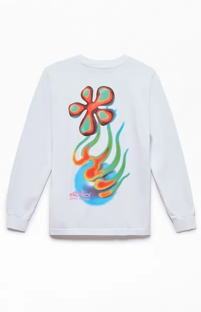 Studio By Supervsn Men's Flora Long Sleeve T-shirt In Blanc De Blanc