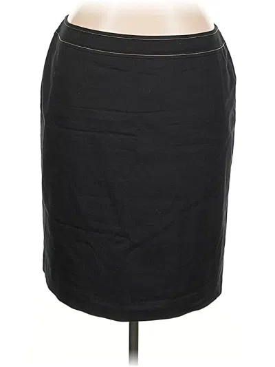 Pre-owned Studio By Tahari-levine Casual Skirt In Black