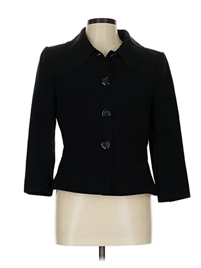 Pre-owned Studio By Tahari-levine Blazer Jacket In Black