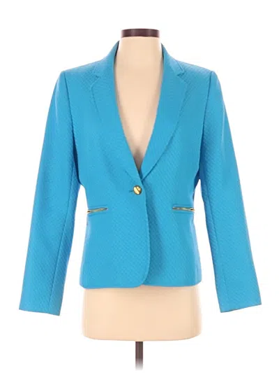 Pre-owned Studio By Tahari-levine Blazer Jacket In Blue