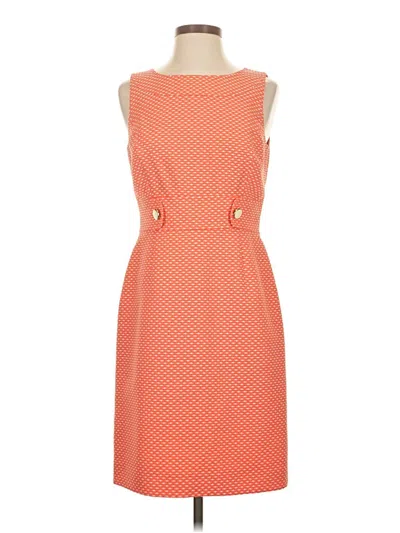Pre-owned Studio By Tahari-levine Casual Dress In Orange