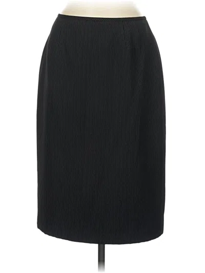 Pre-owned Studio By Tahari-levine Formal Skirt In Black