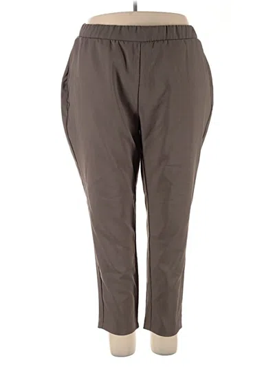 Pre-owned Studio By Torrid Active Pants In Brown